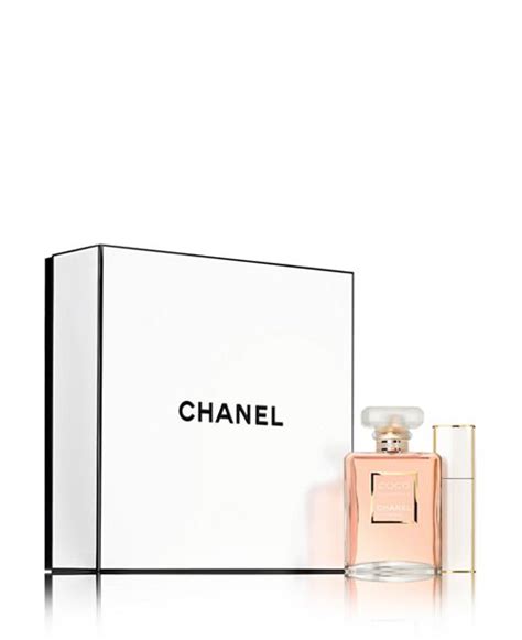 coco chanel box set|macy's Chanel mademoiselle gift set.